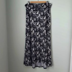 Lularoe Maxi Black and White Skirt